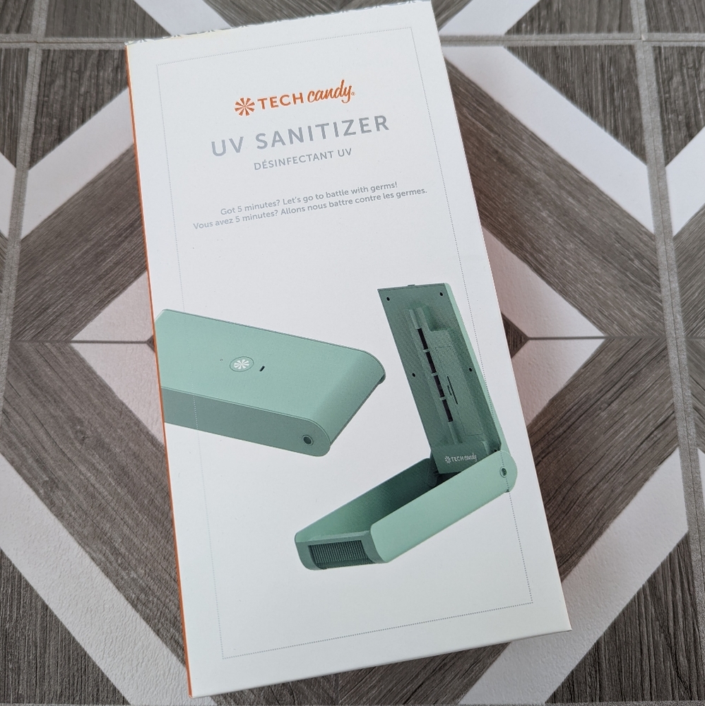 New! Tech Candy UV Disinfectant Sanitizer for Phone, Keys, Etc